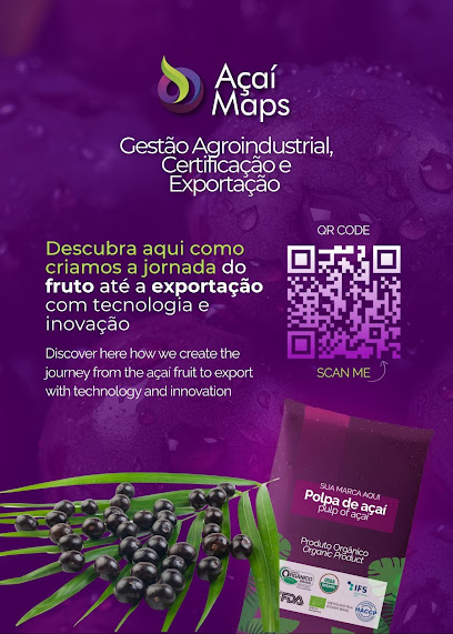 AçaíMaps - Gestão agroindustrial, certificações e exportação de açaí