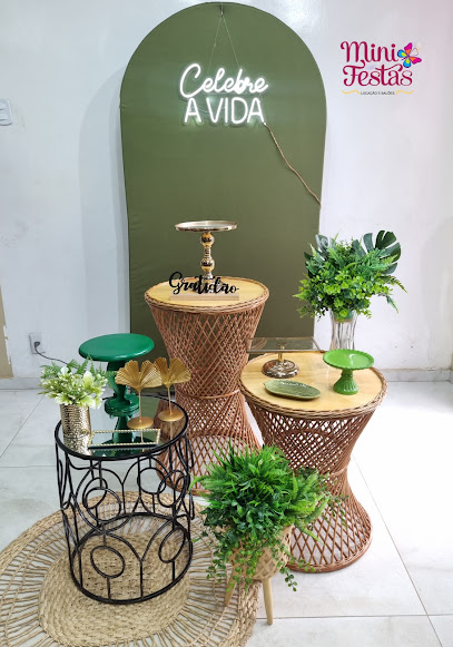 Mini Festas Locações e Balões Personalizados